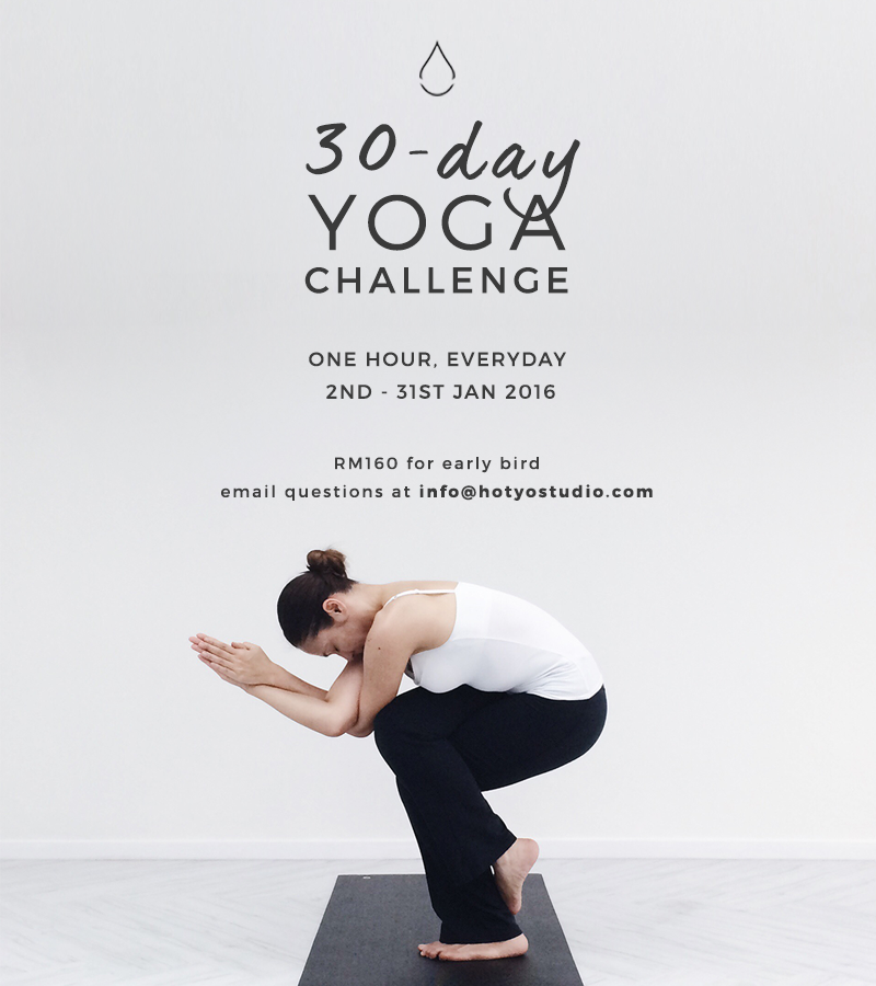Hot yo studio 30-day Yoga Challenge
